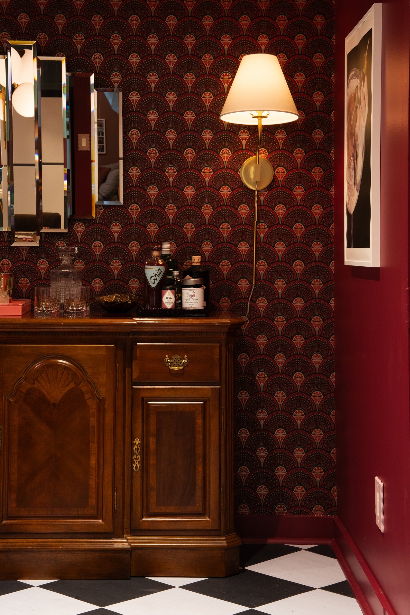 Patti Plug-In Sconce - Lifestyle [HL240101-AGB]
