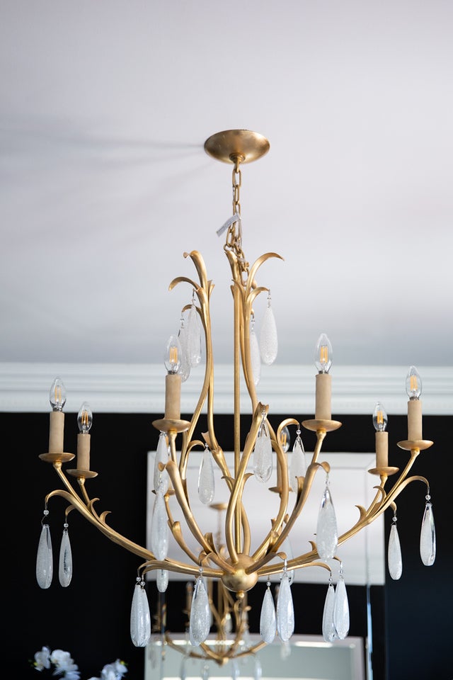 Prosecco Chandelier 34.75" - Lifestyle [293-08-GL]