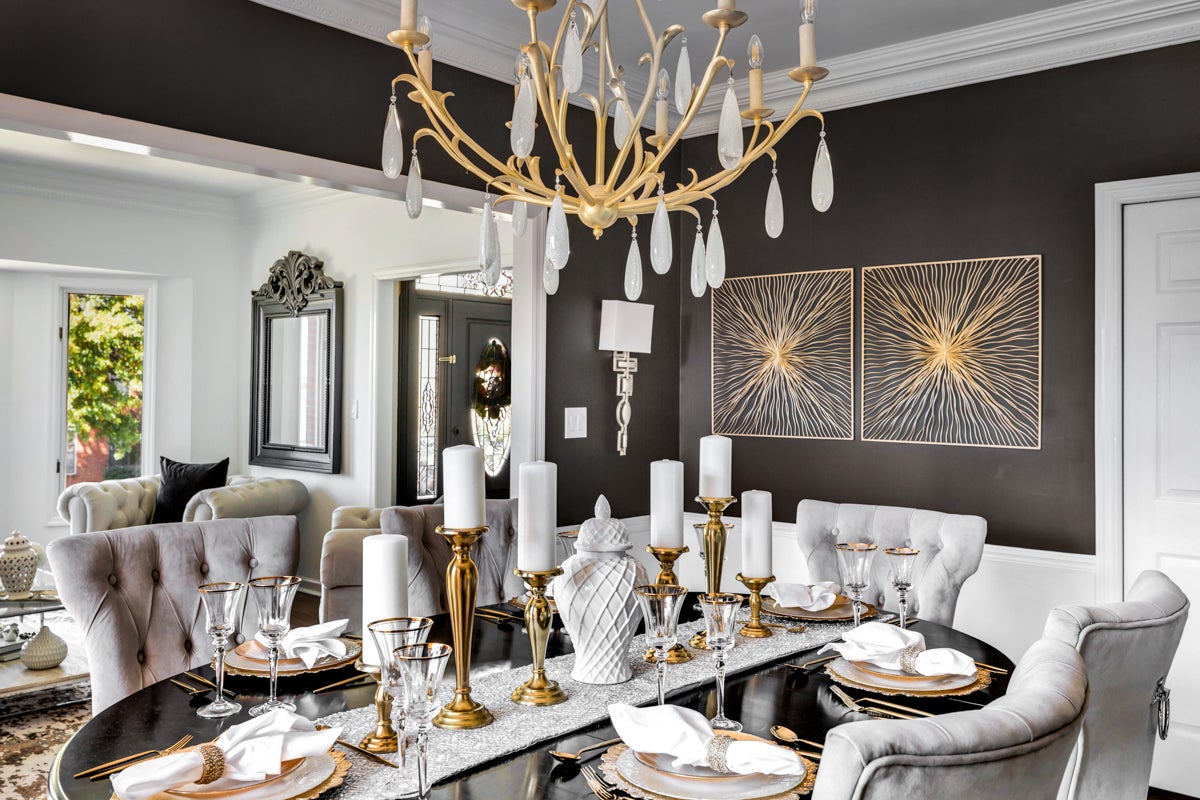 Prosecco Chandelier 34.75" - Lifestyle [293-08-GL]