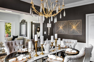 Prosecco Chandelier 34.75" - Lifestyle [293-08-GL]