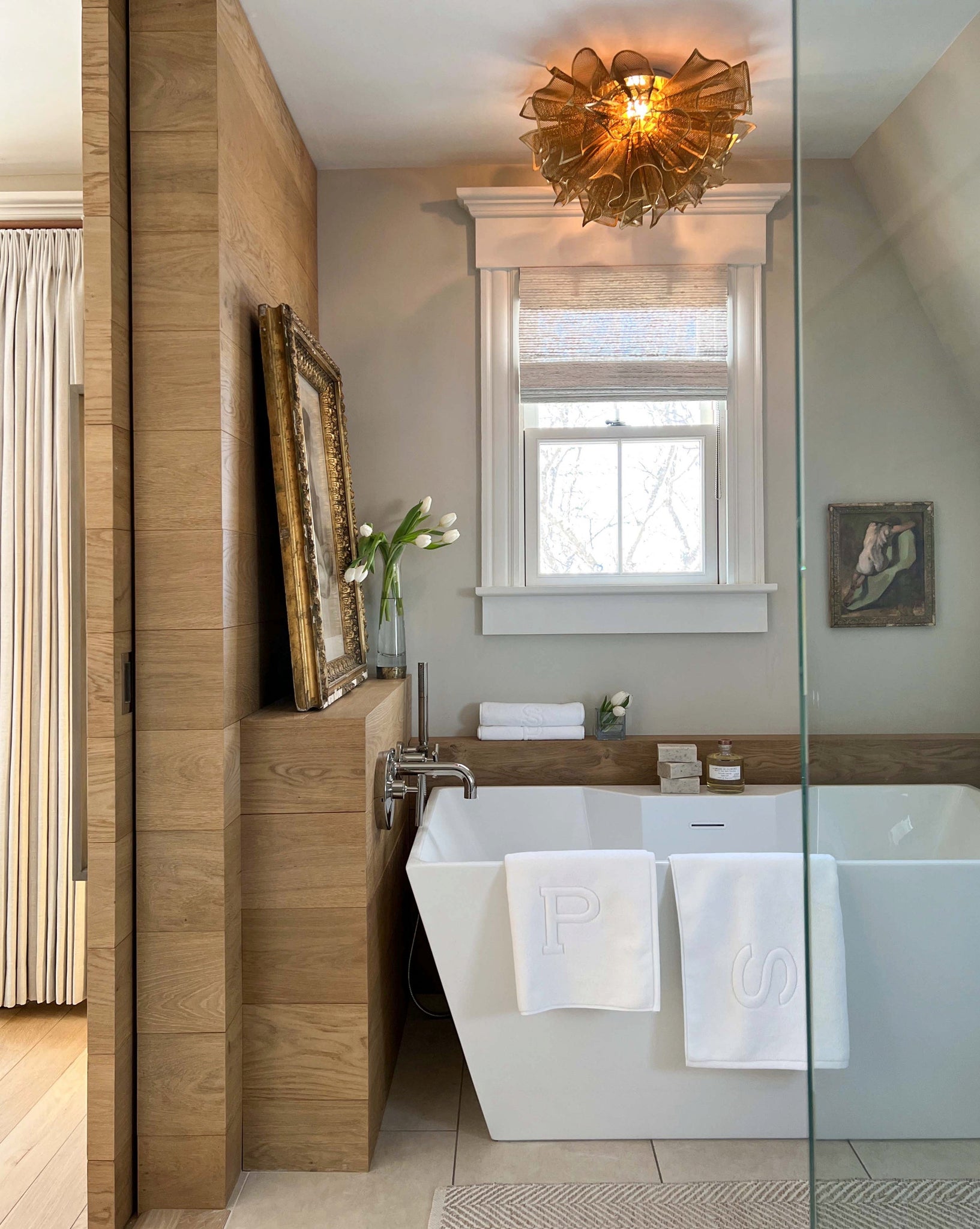 Pulse Semi Flush - Lifestyle [218-31-GL] design & photo Sandra Cavallo @oldsilvershed