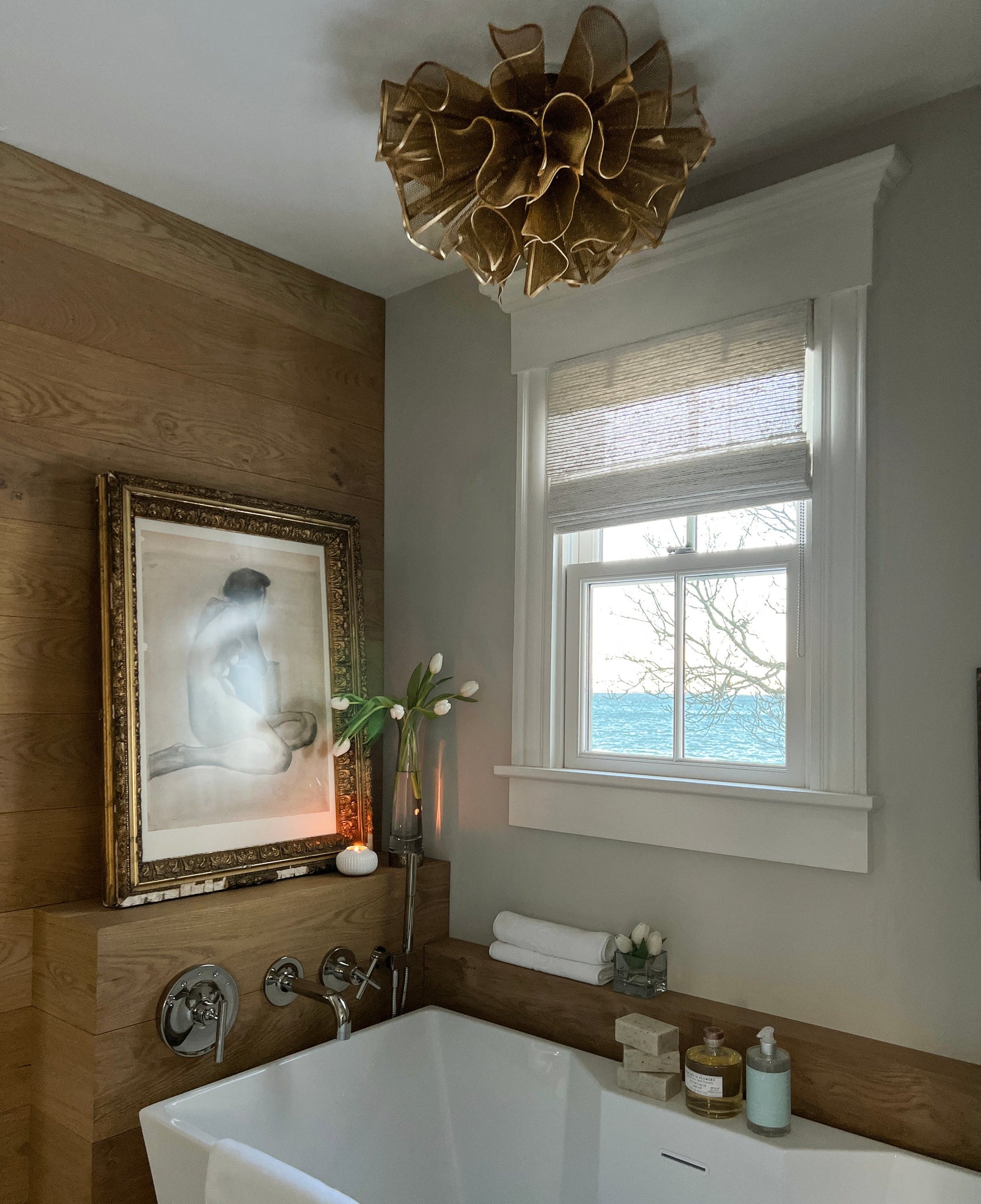 Pulse Semi Flush - Lifestyle [218-31-GL] design & photo Sandra Cavallo @oldsilvershed
