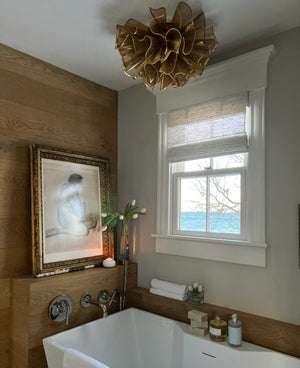 Pulse Semi Flush - Lifestyle [218-31-GL] design & photo Sandra Cavallo @oldsilvershed