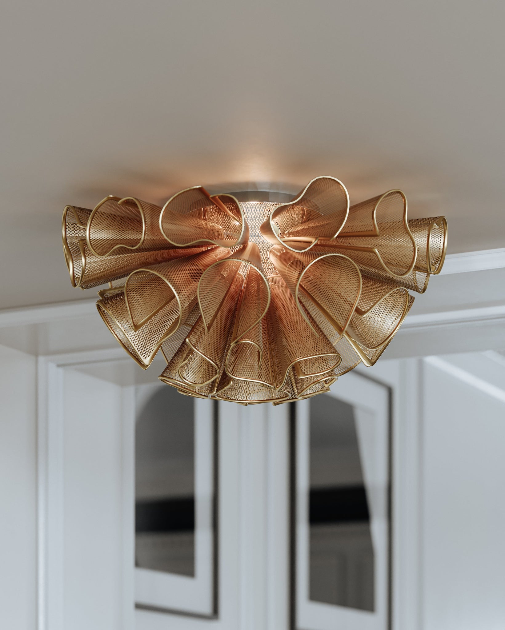 Pulse Semi Flush - Lifestyle [218-31-GL] image production Major Visual