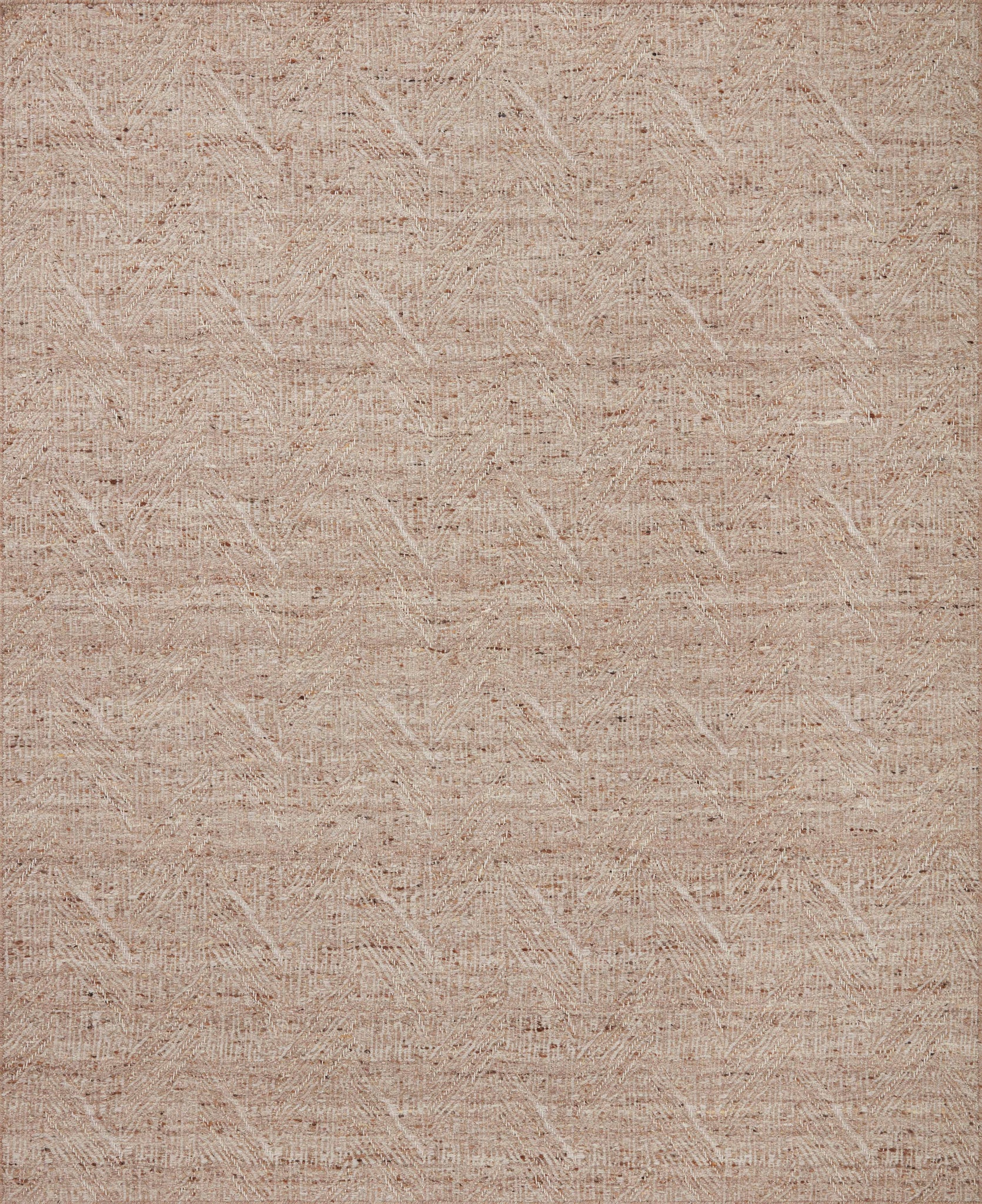 front view of Raven Oatmeal / Natural luxury Rug