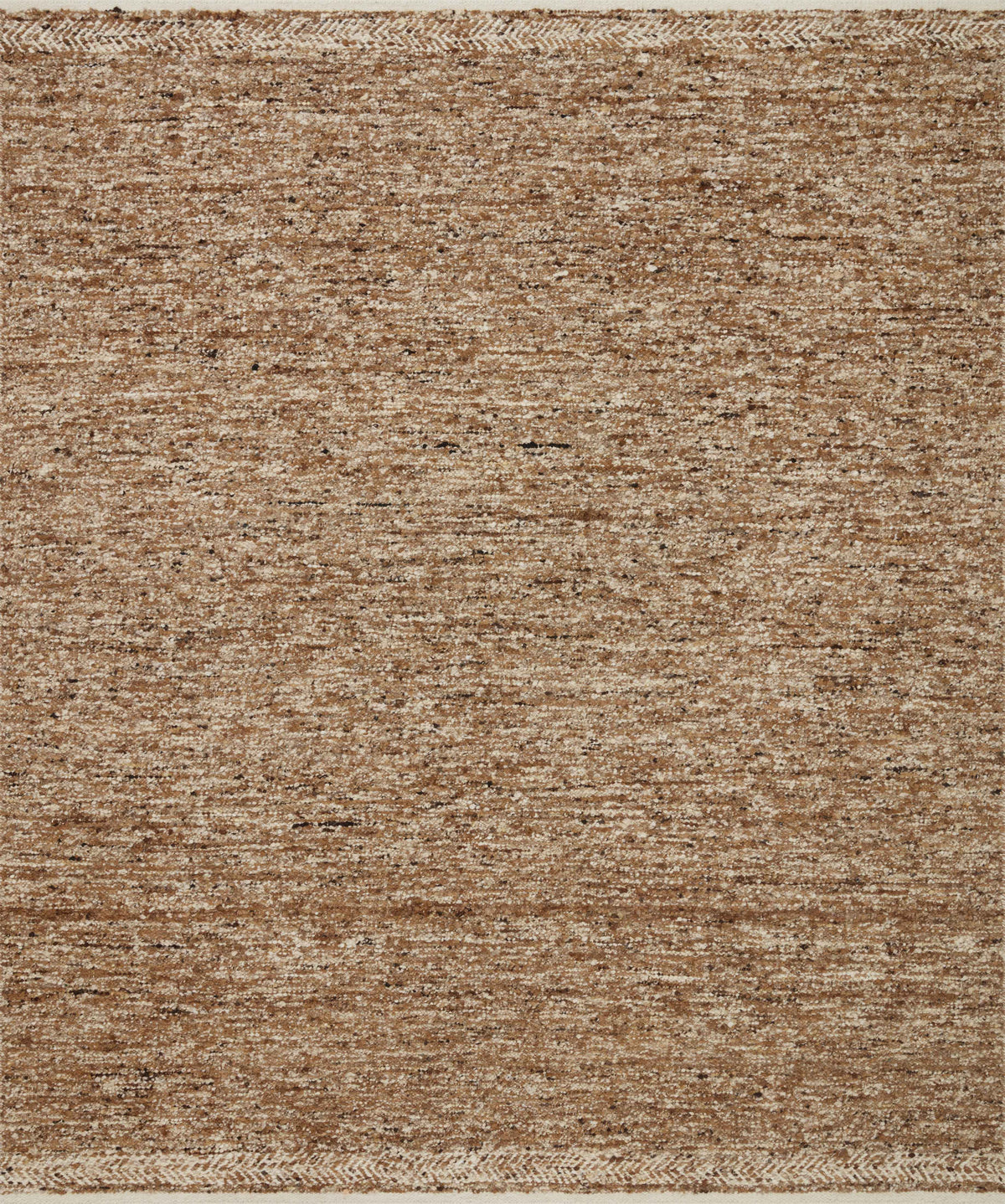 front view of Reyla Caramel / Ivory luxury Rug