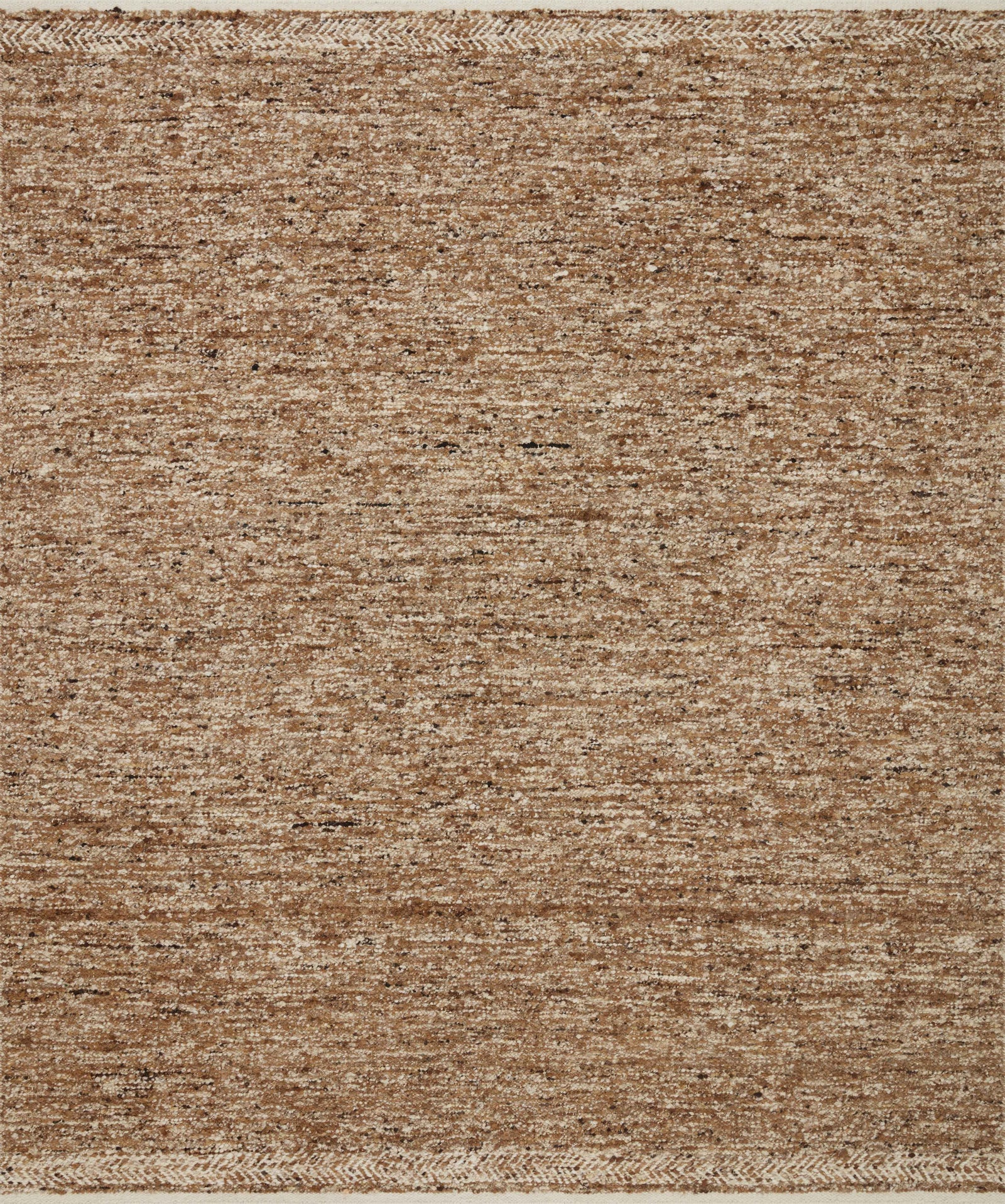 front view of Reyla Caramel / Ivory luxury Rug