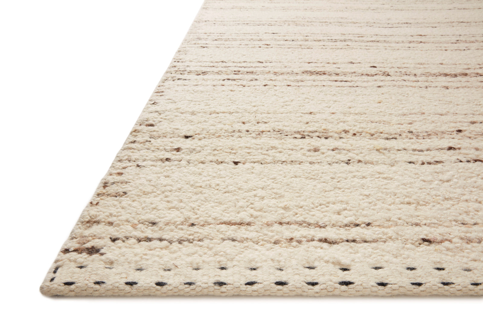 front view of Roman Ivory / Pebble luxury Rug