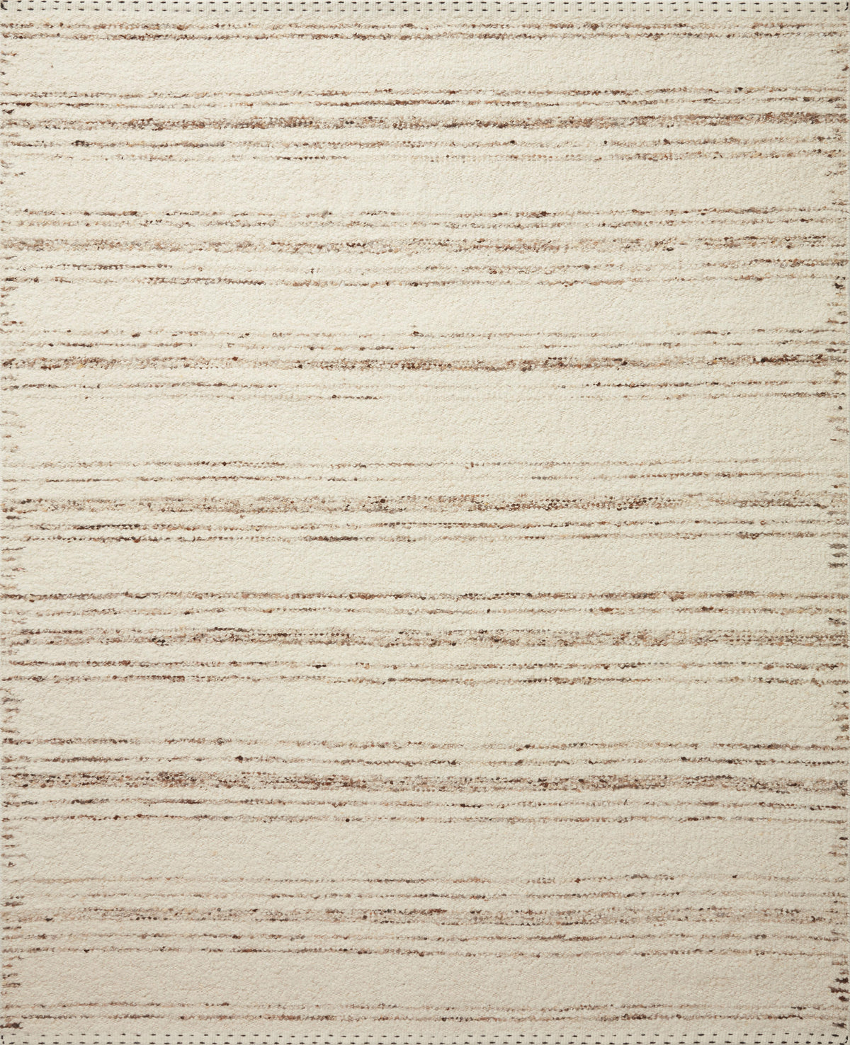 front view of Roman Ivory / Pebble luxury Rug