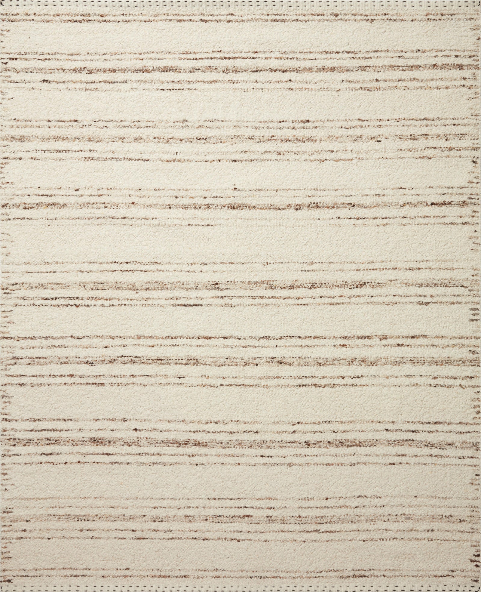 front view of Roman Ivory / Pebble luxury Rug