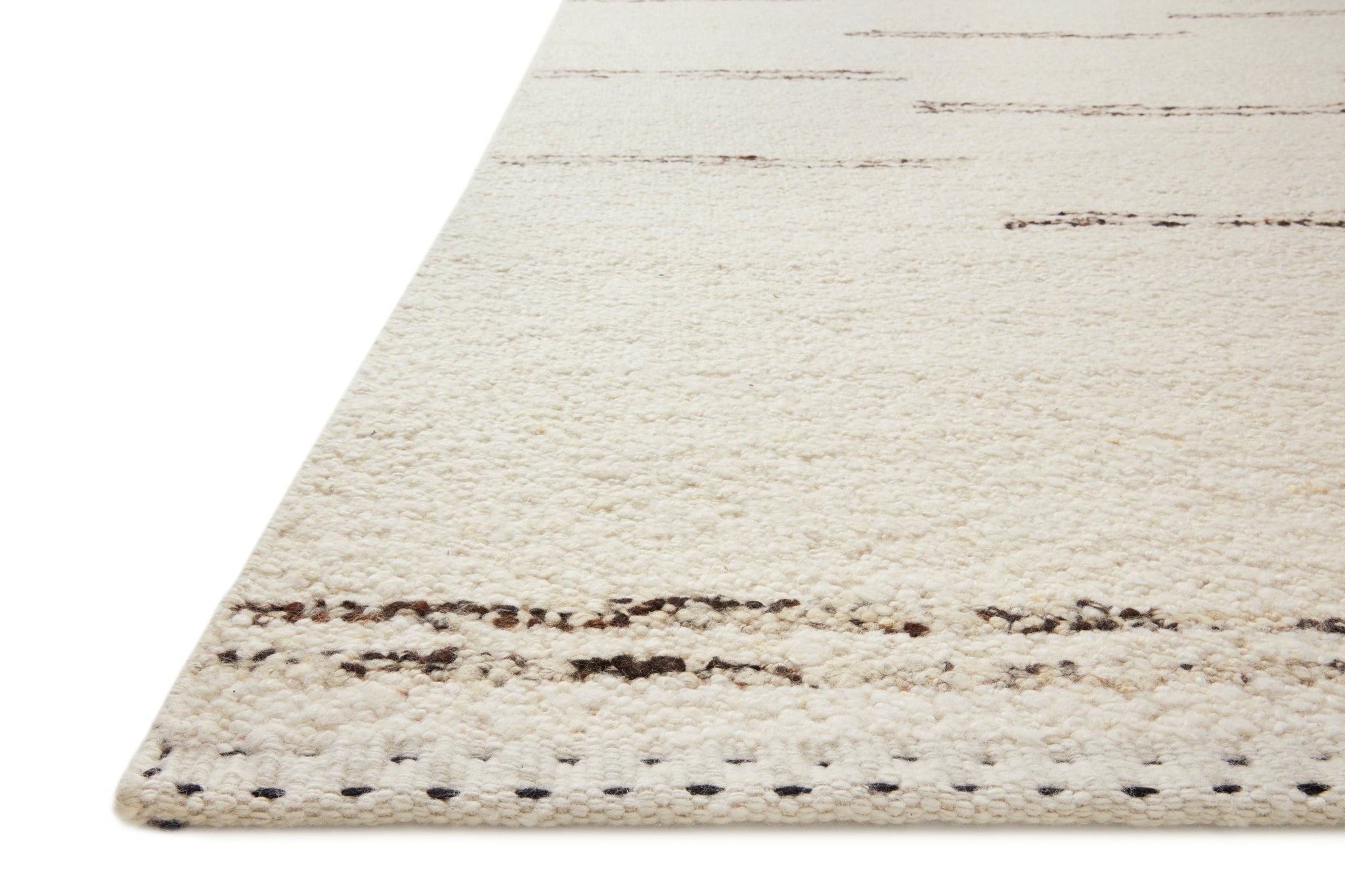 angle view of Roman Ivory / Granite luxury Rug