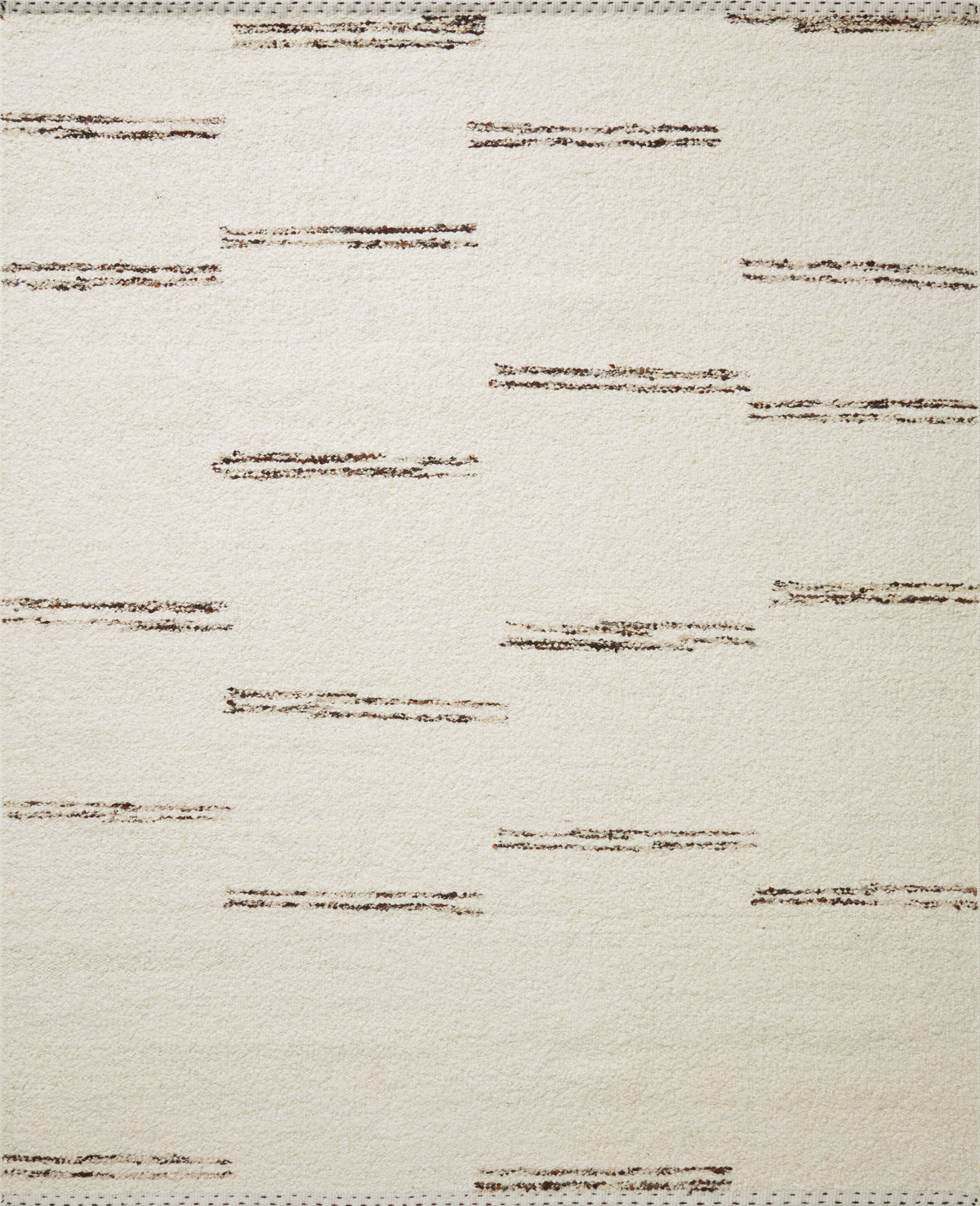front view of Roman Ivory / Granite luxury Rug