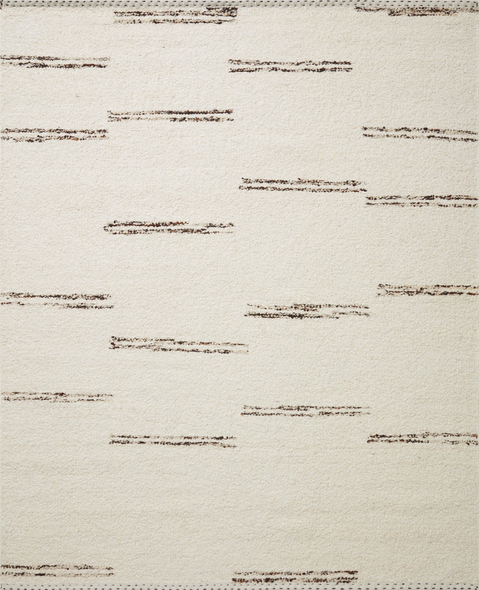 front view of Roman Ivory / Granite luxury Rug