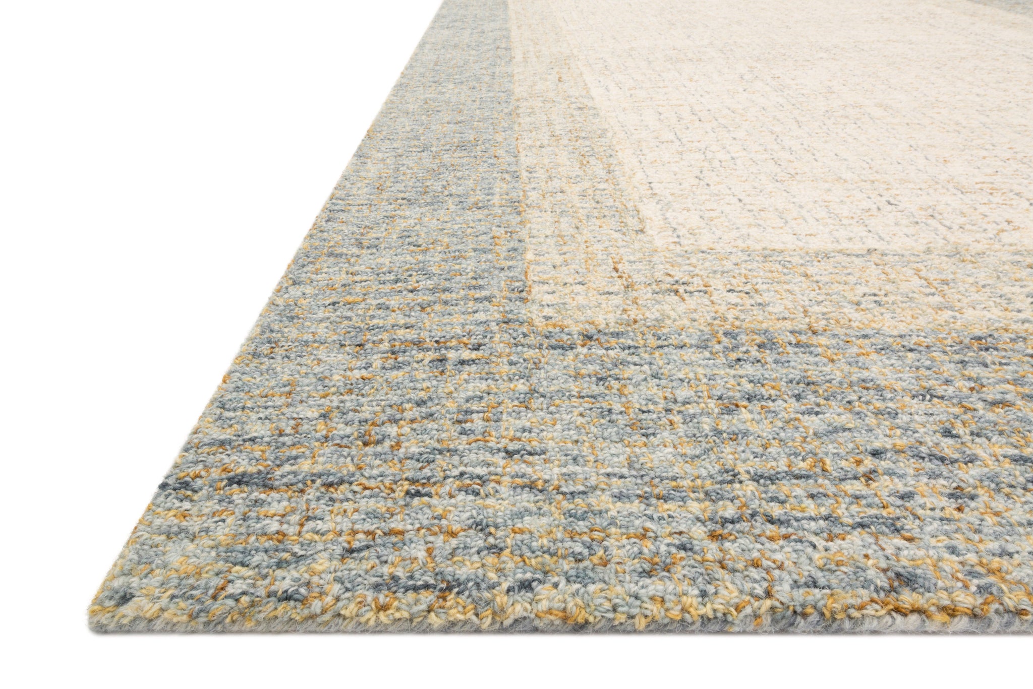 angle view of Rosina Sand luxury Rug