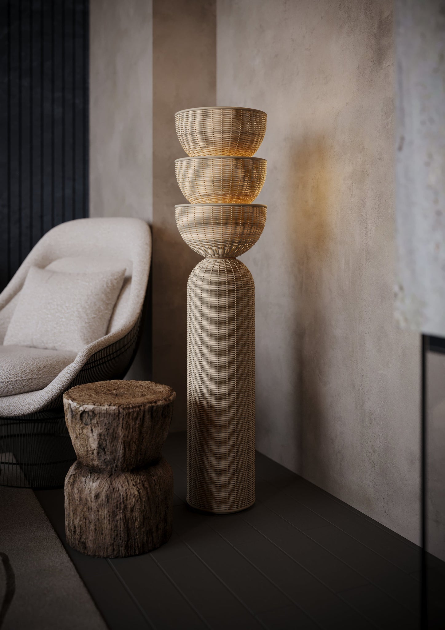 Rian Floor Lamp - Lifestyle [PFL1055-PBR]
