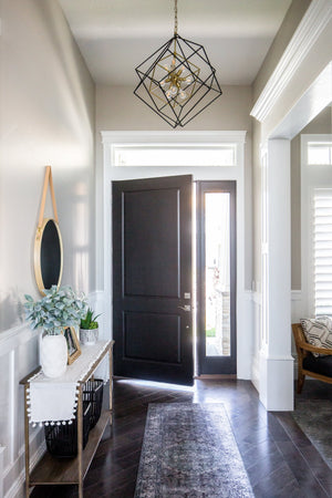 Roundout Chandelier 26" - Lifestyle [1222-AGB]