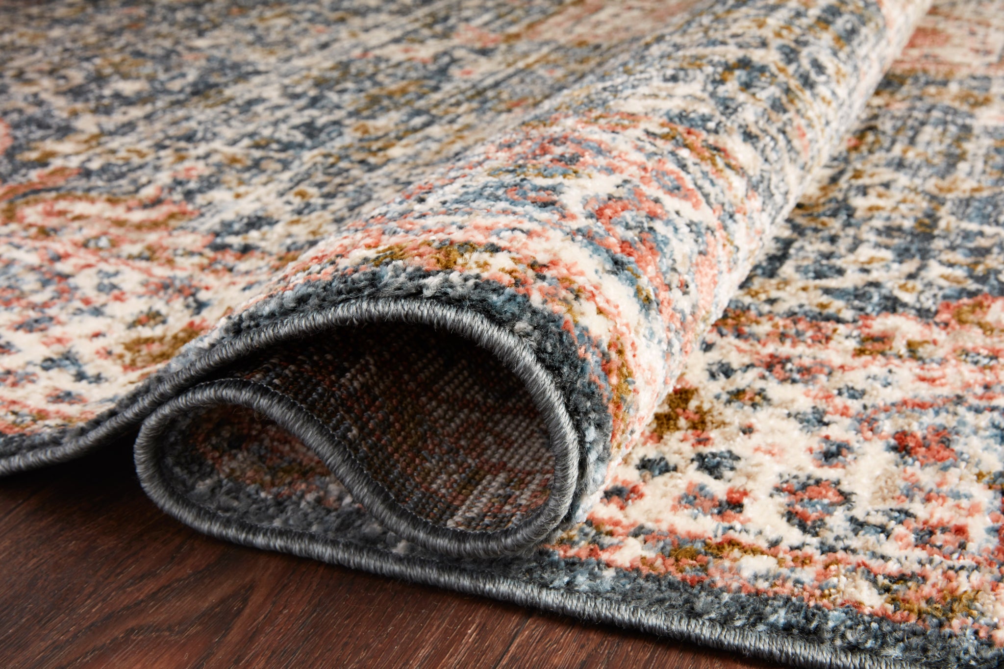 lifestyle view of Saban Blue / Multi luxury Rug