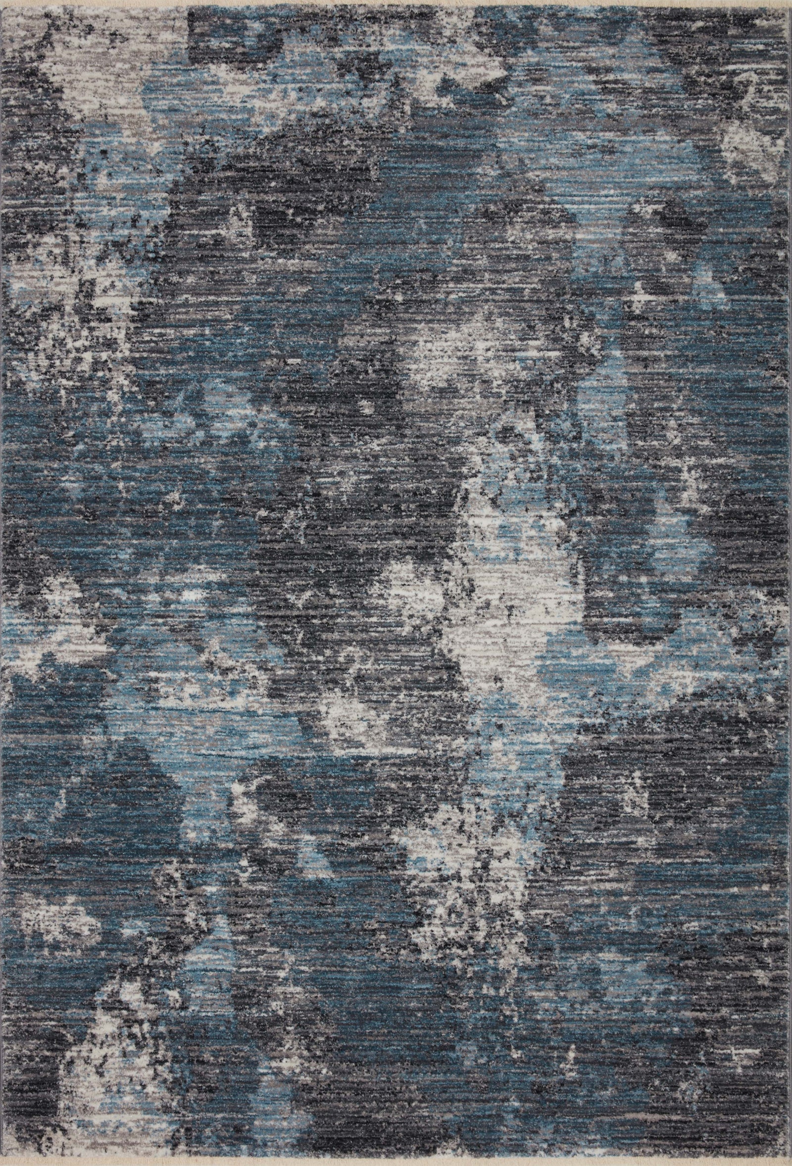 front view of Samra Dove / Sky luxury Rug