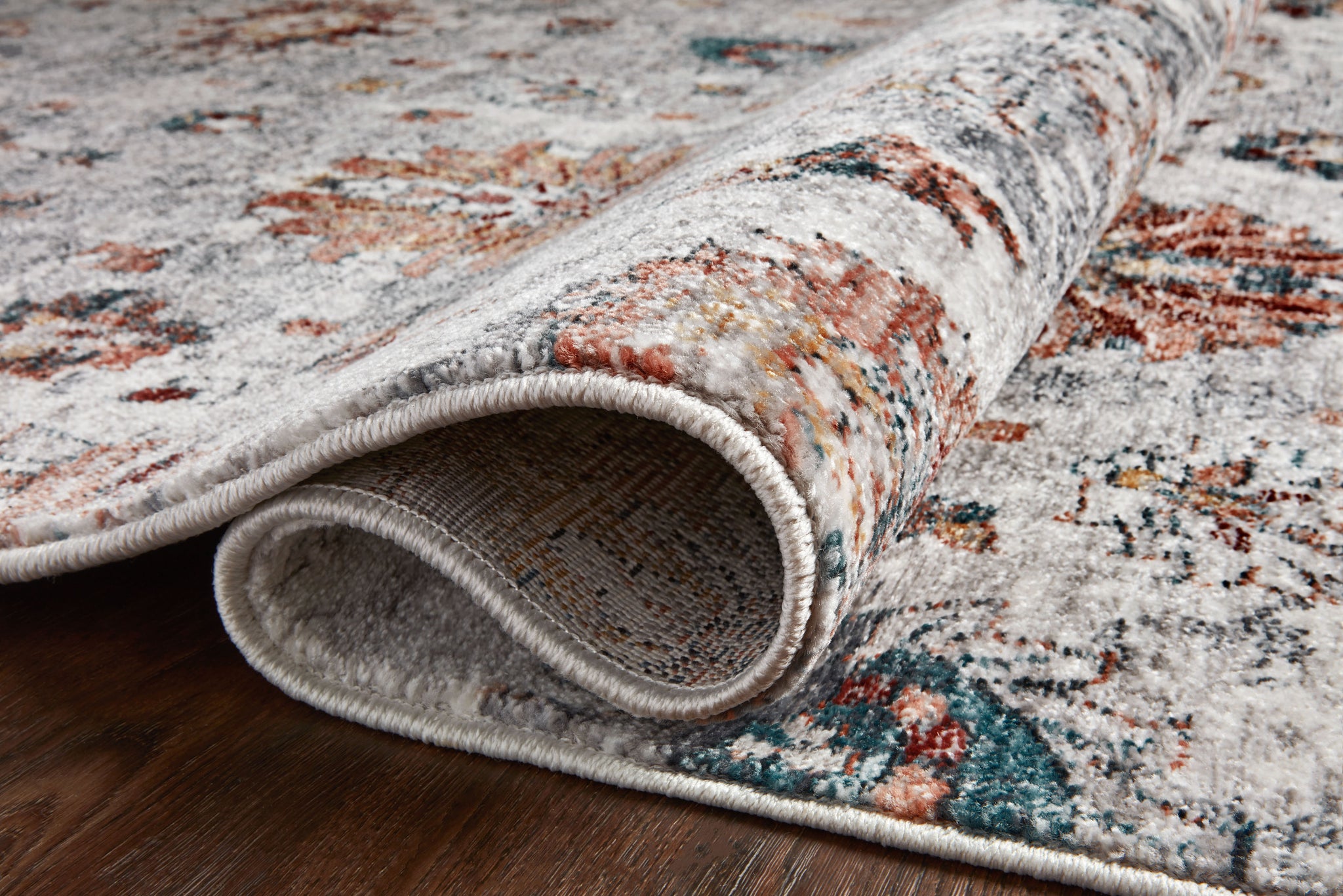 lifestyle view of Samra Ivory / Multi luxury Rug