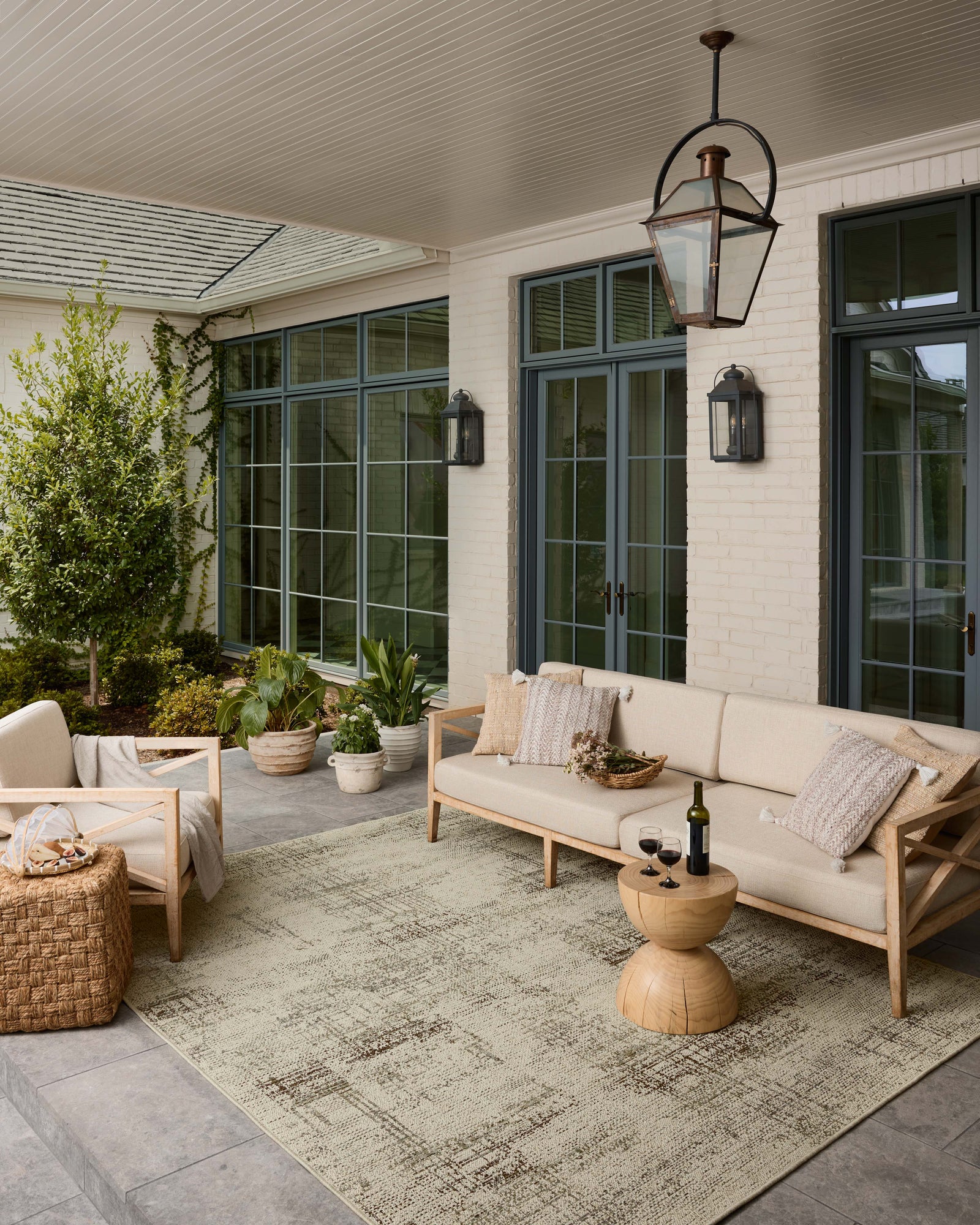 Saylor Ivory / Fog — a Loloi rug at Laurie Yapp Home.