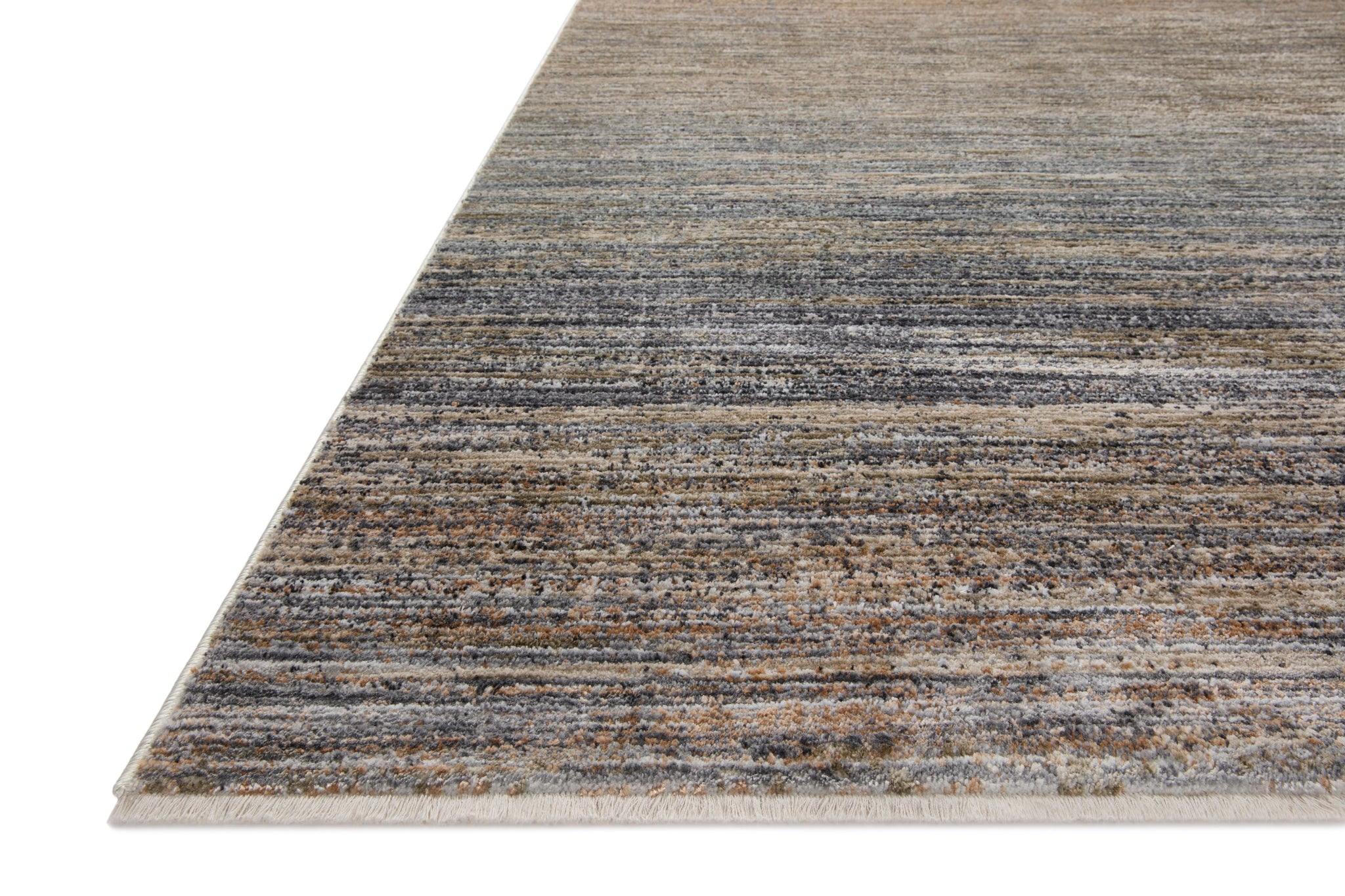 side view of Soho Earth / Multi luxury Rug