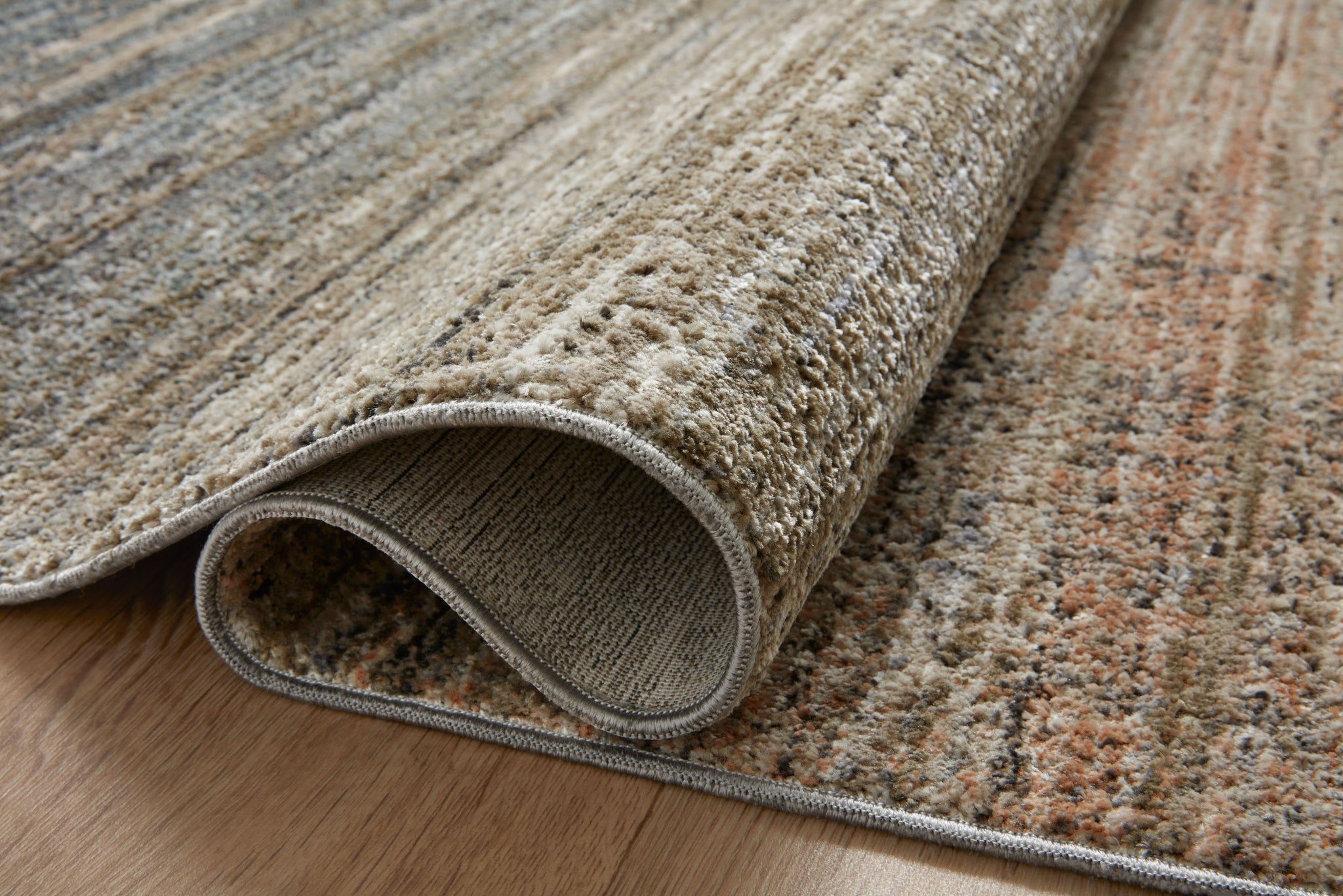detail view of Soho Earth / Multi luxury Rug