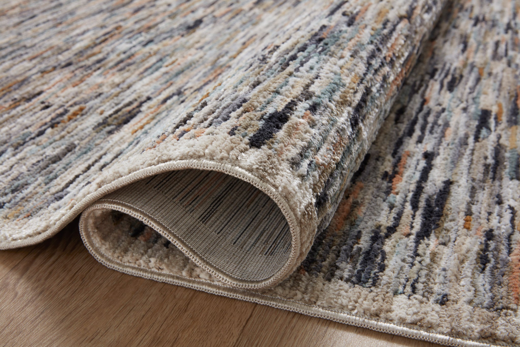 detail view of Soho Multi / Sand luxury Rug