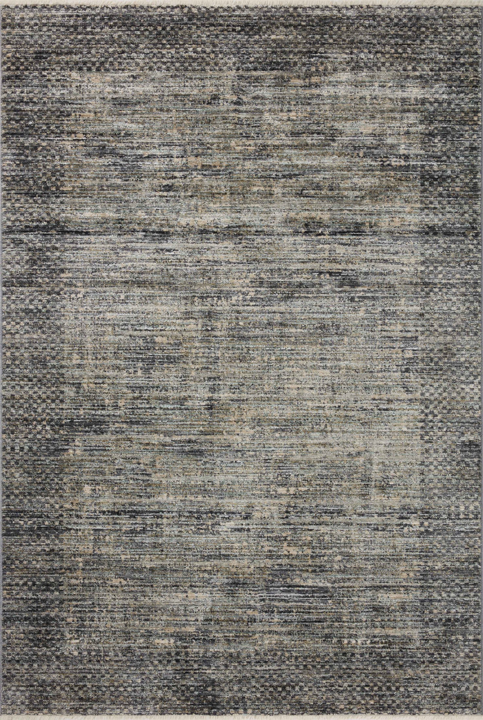 front view of Soho Multi / Slate luxury Rug