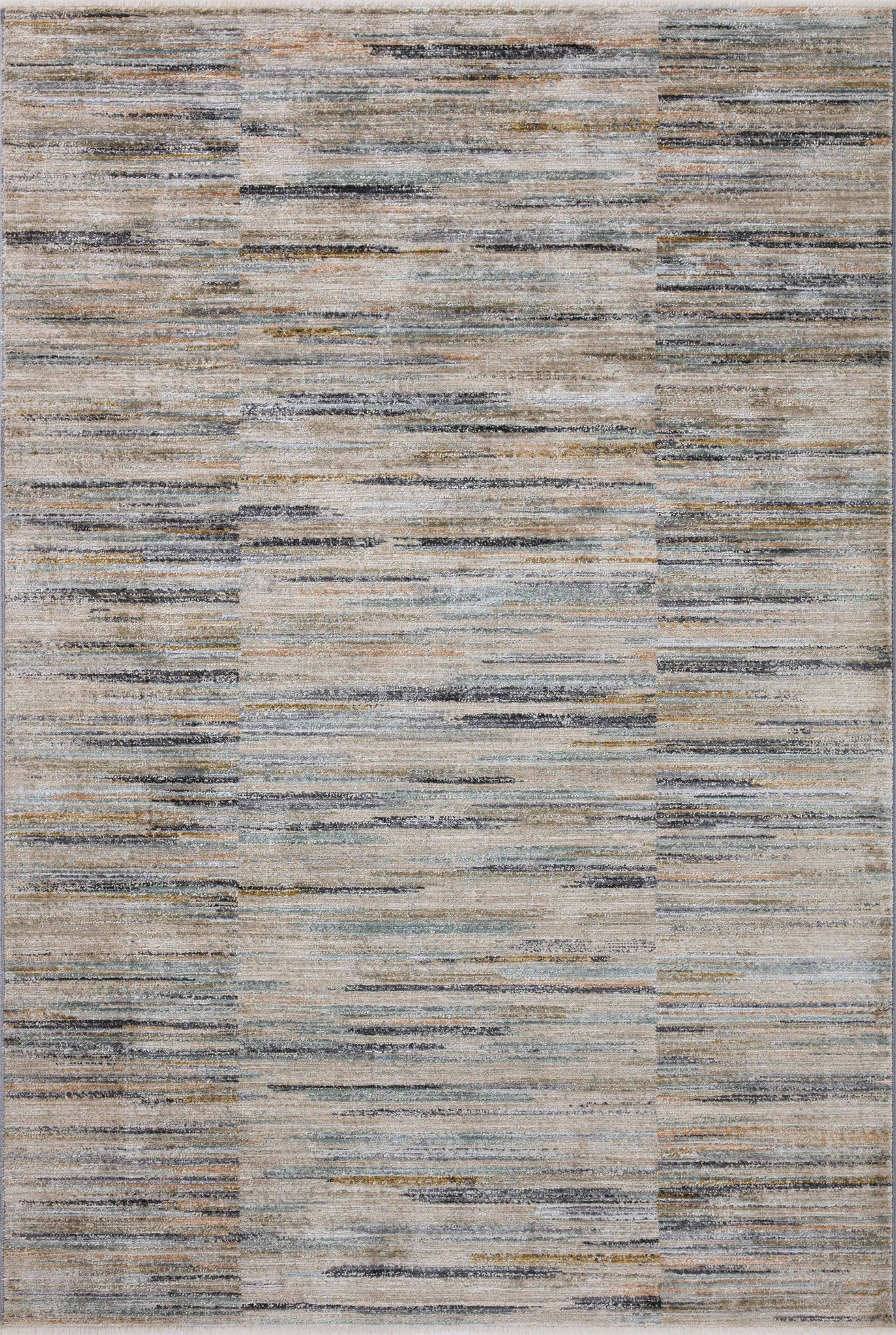 front view of Soho Multi / Dove luxury Rug