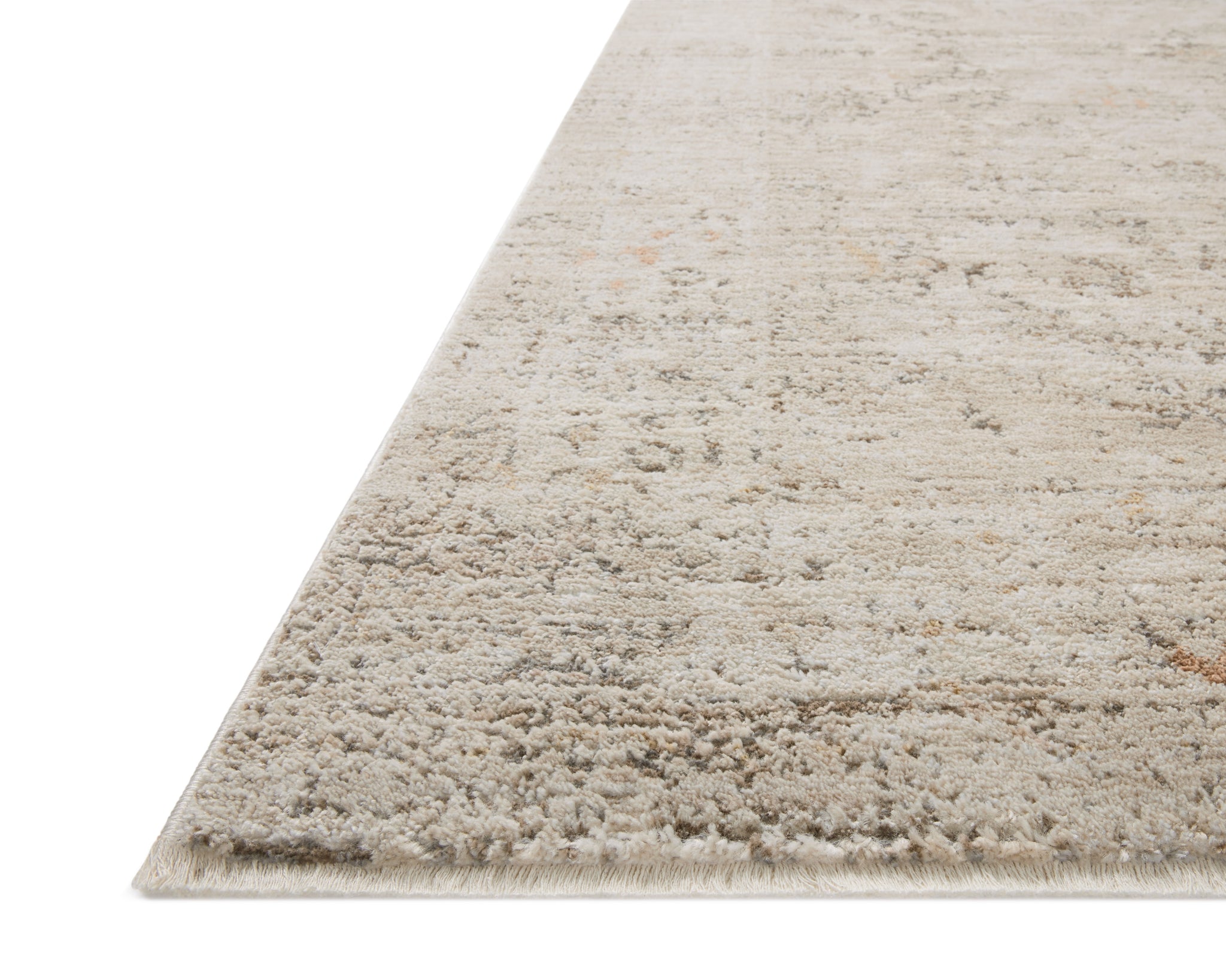 angle view of Sonnet Sand / Taupe luxury Rug