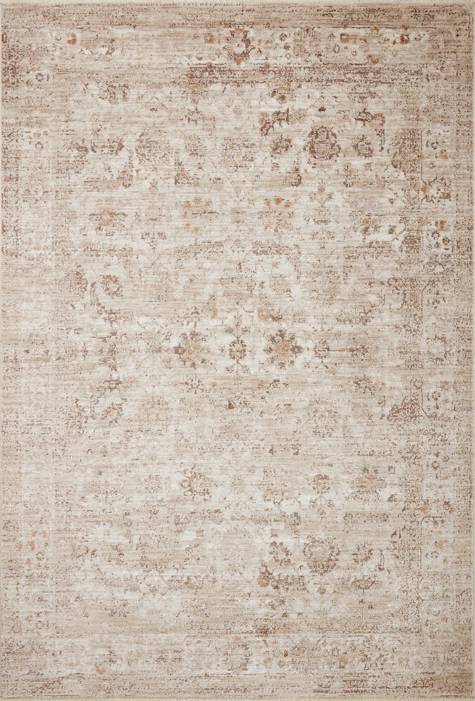 front view of Sonnet Sand / Taupe luxury Rug
