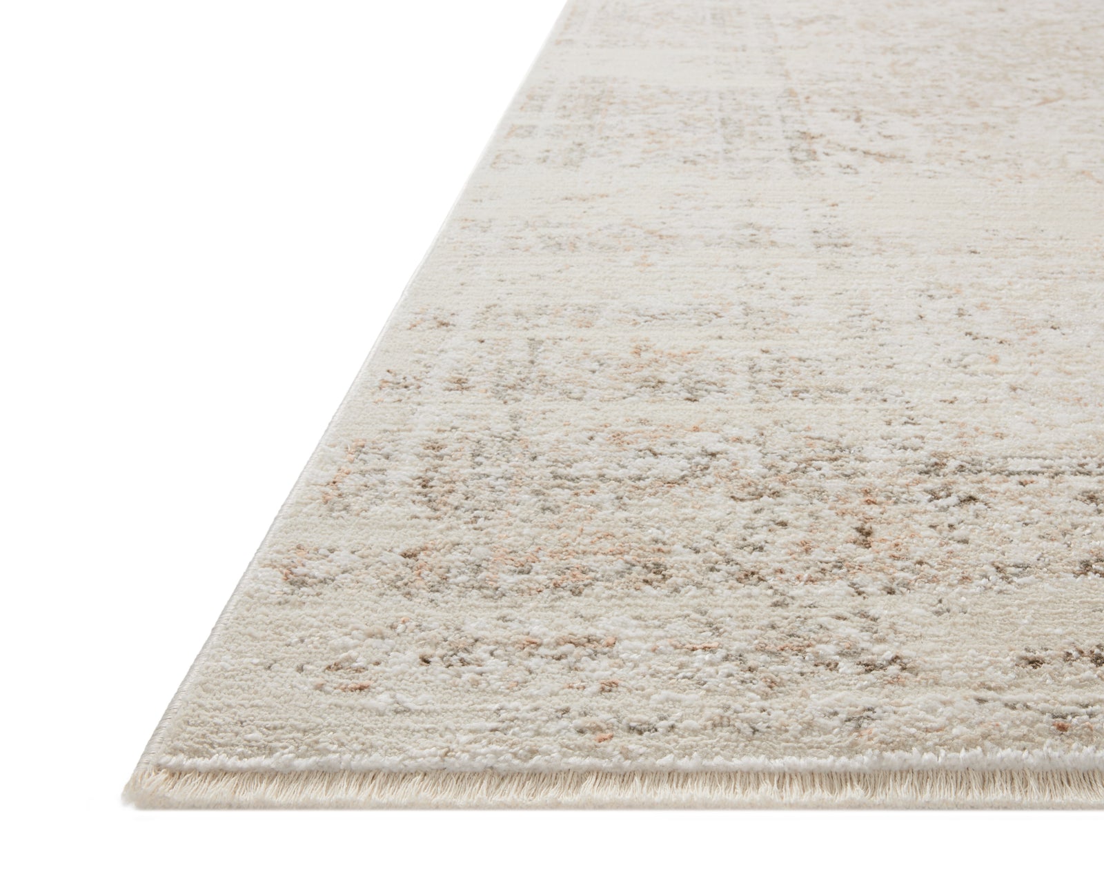 front view of Sonnet Beige / Terracotta luxury Rug