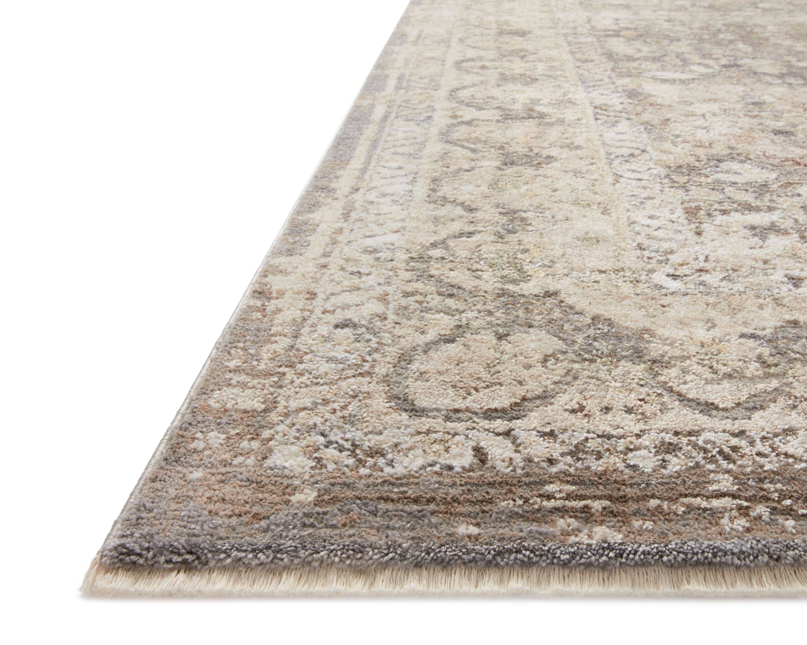 front view of Sonnet Grey / Sage luxury Rug