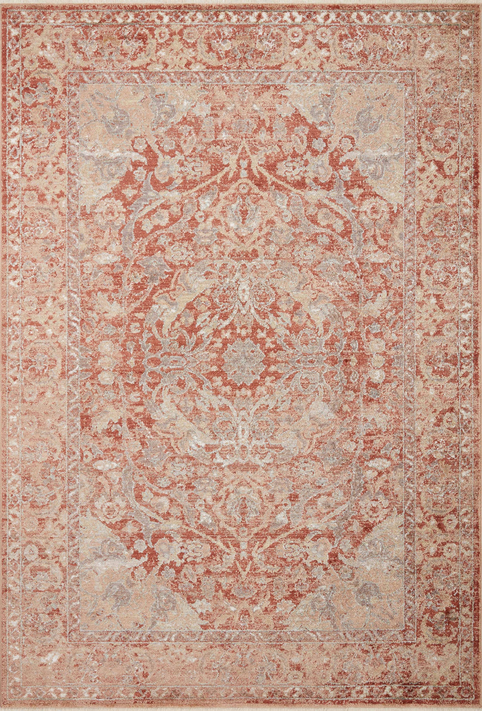 front view of Sonnet Spice / Multi luxury Rug