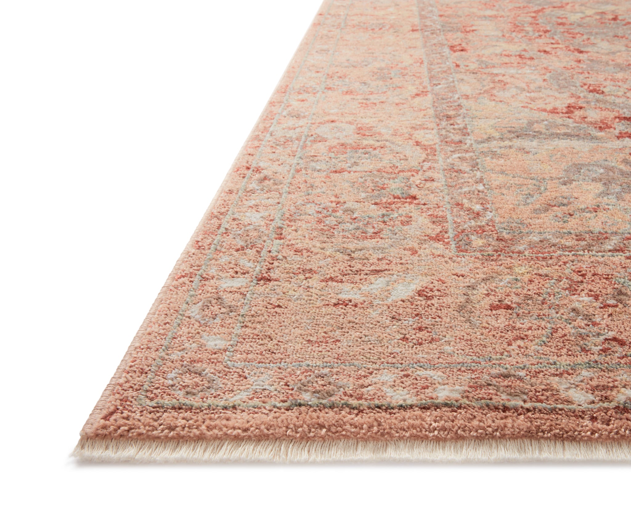 angle view of Sonnet Spice / Multi luxury Rug