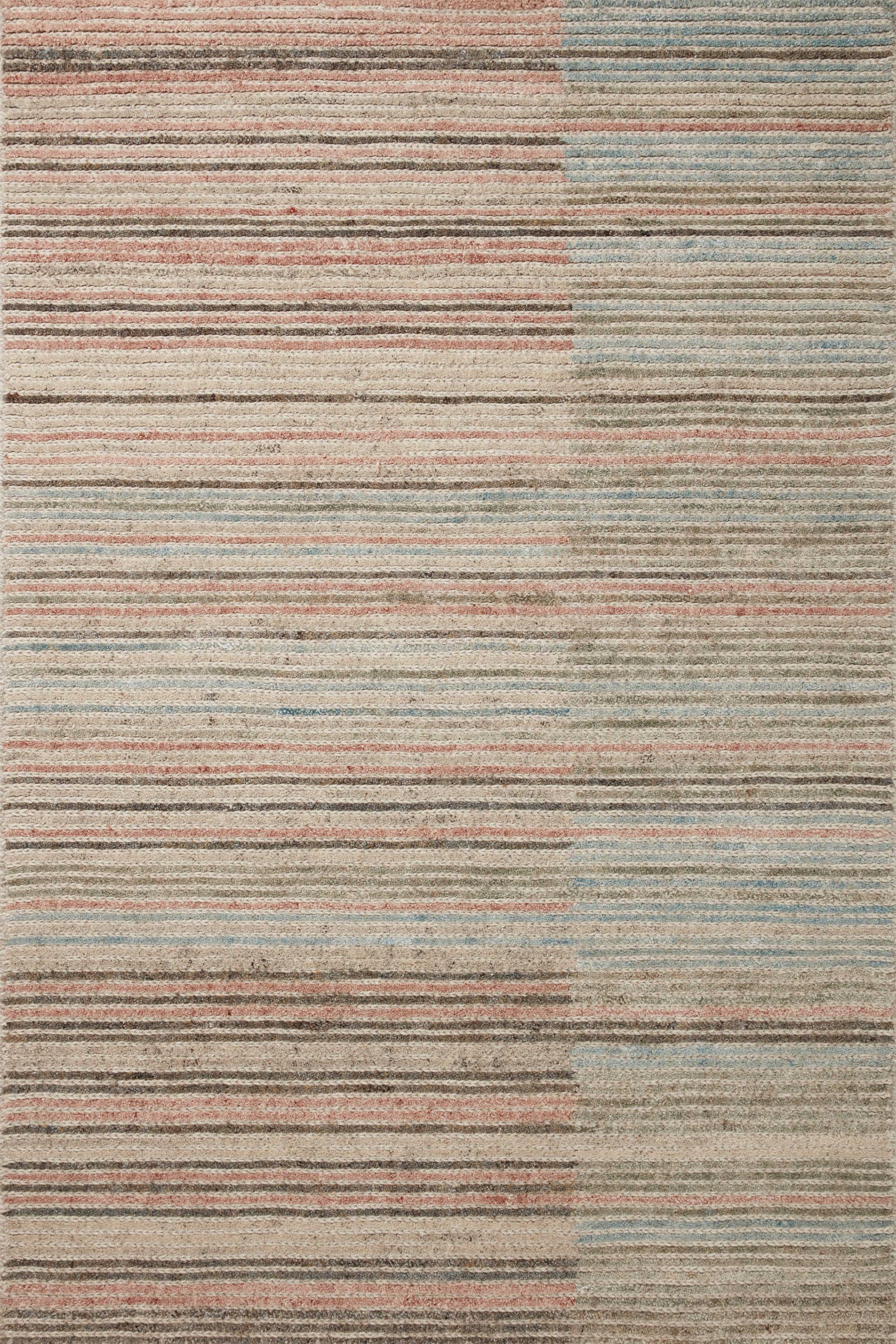 front view of Stiles Beige / Multi luxury Rug