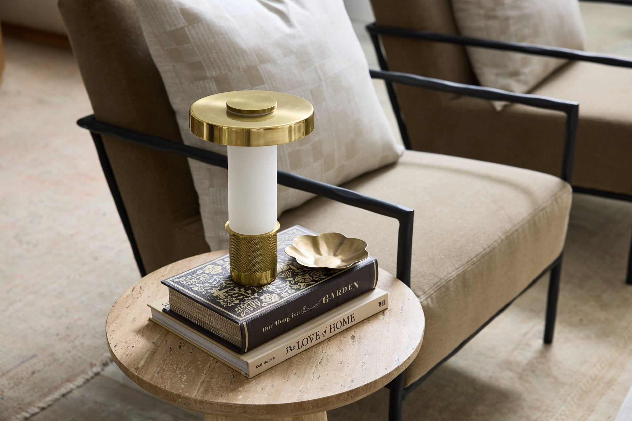 Sefton Rechargeable Table Lamp - Lifestyle [L7621-AGB]