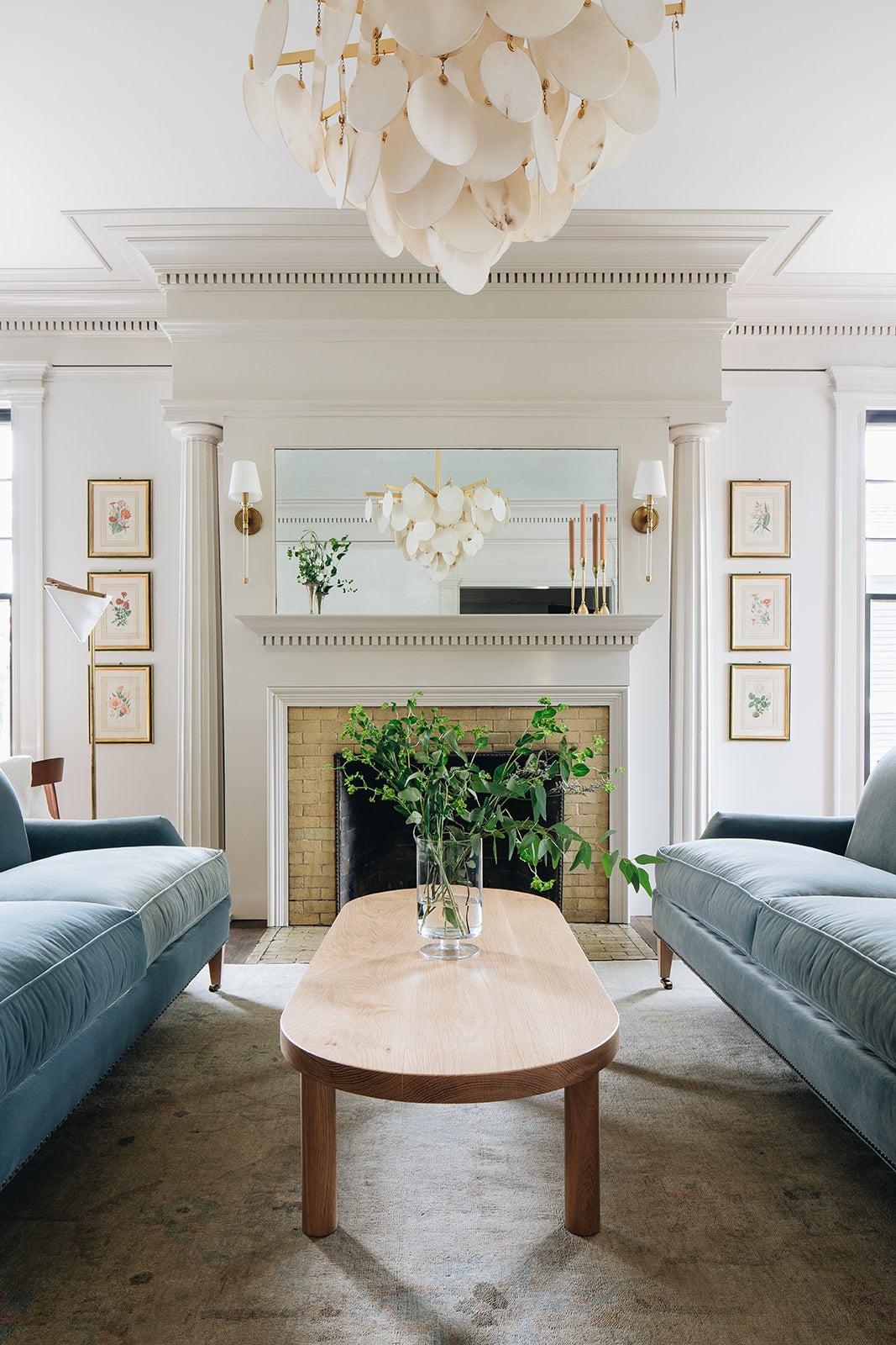 Serenity Chandelier 40" - Lifestyle [228-44-GL/SS]