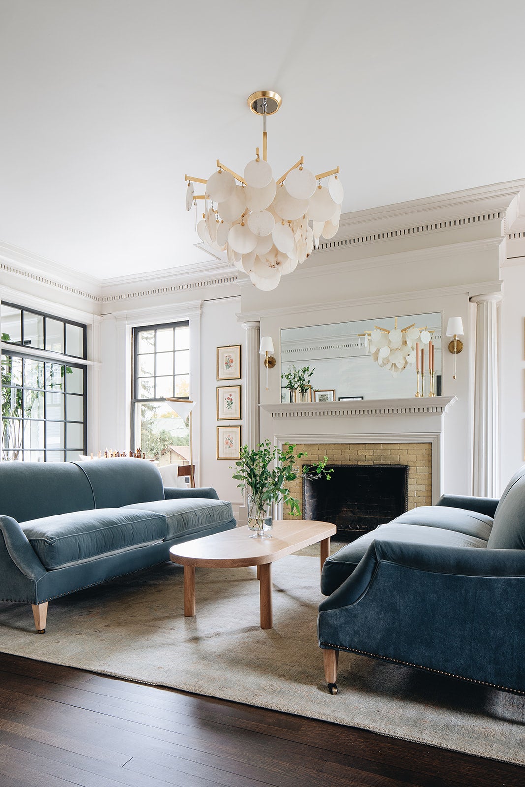 Serenity Chandelier 40" - Lifestyle [228-44-GL/SS]