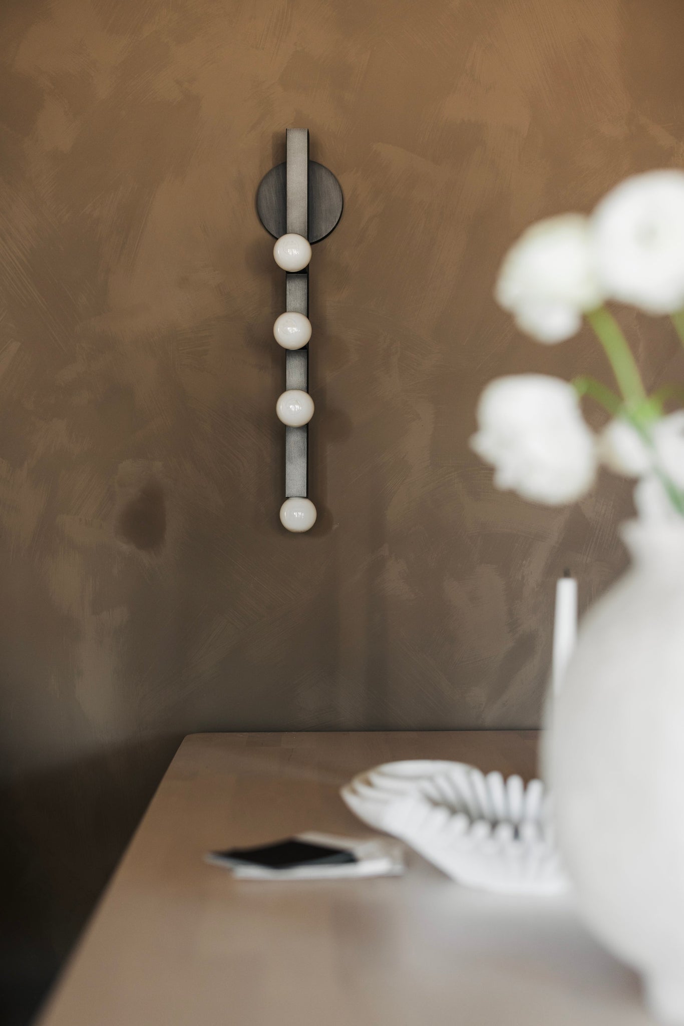 Sutter Wall Sconce - Lifestyle [H823104-GRA]