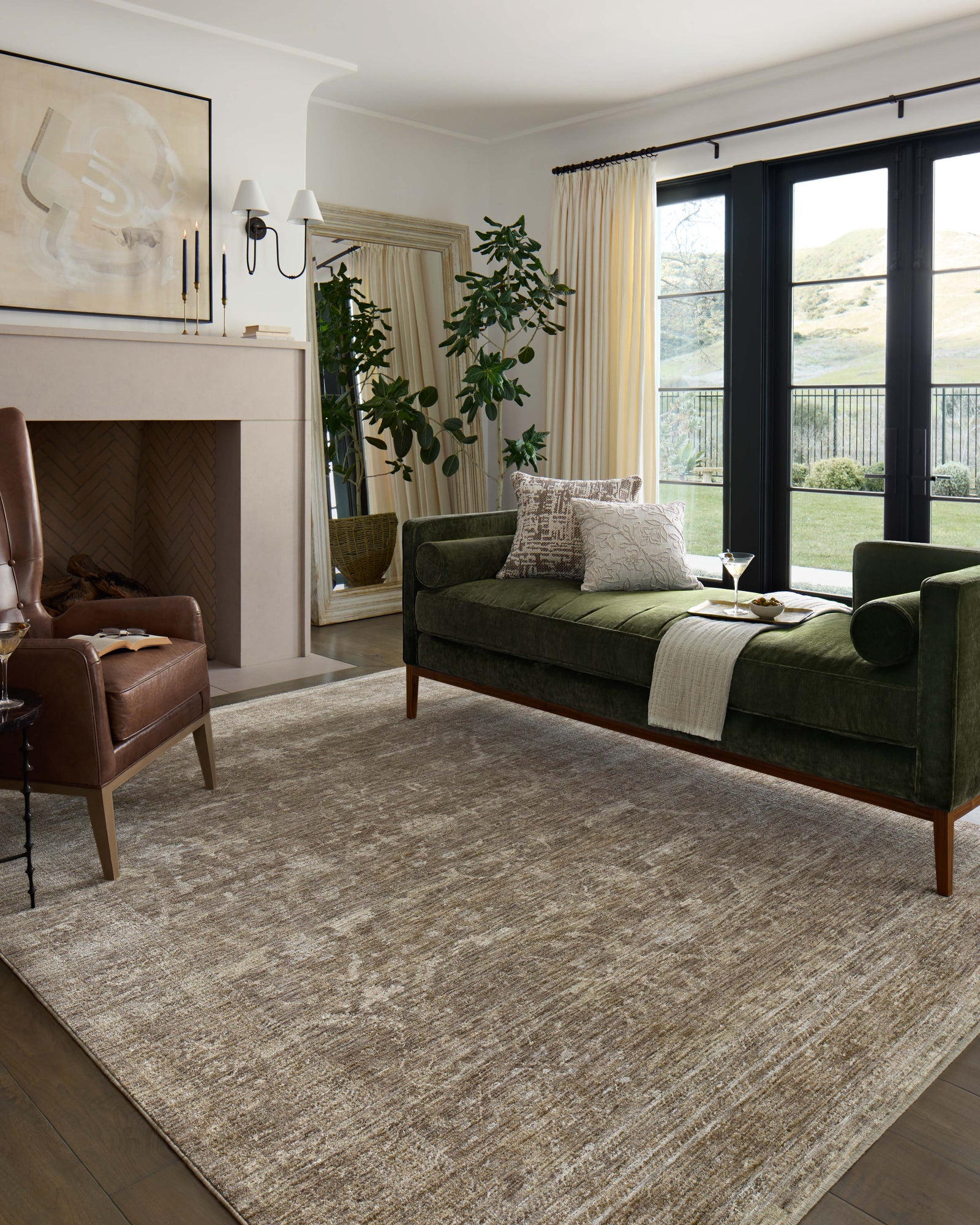 Tabitha Taupe / Pebble — a Loloi rug at Laurie Yapp Home.