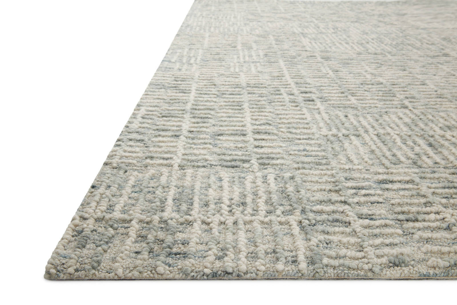front view of Tallulah Sky / Ivory luxury Rug