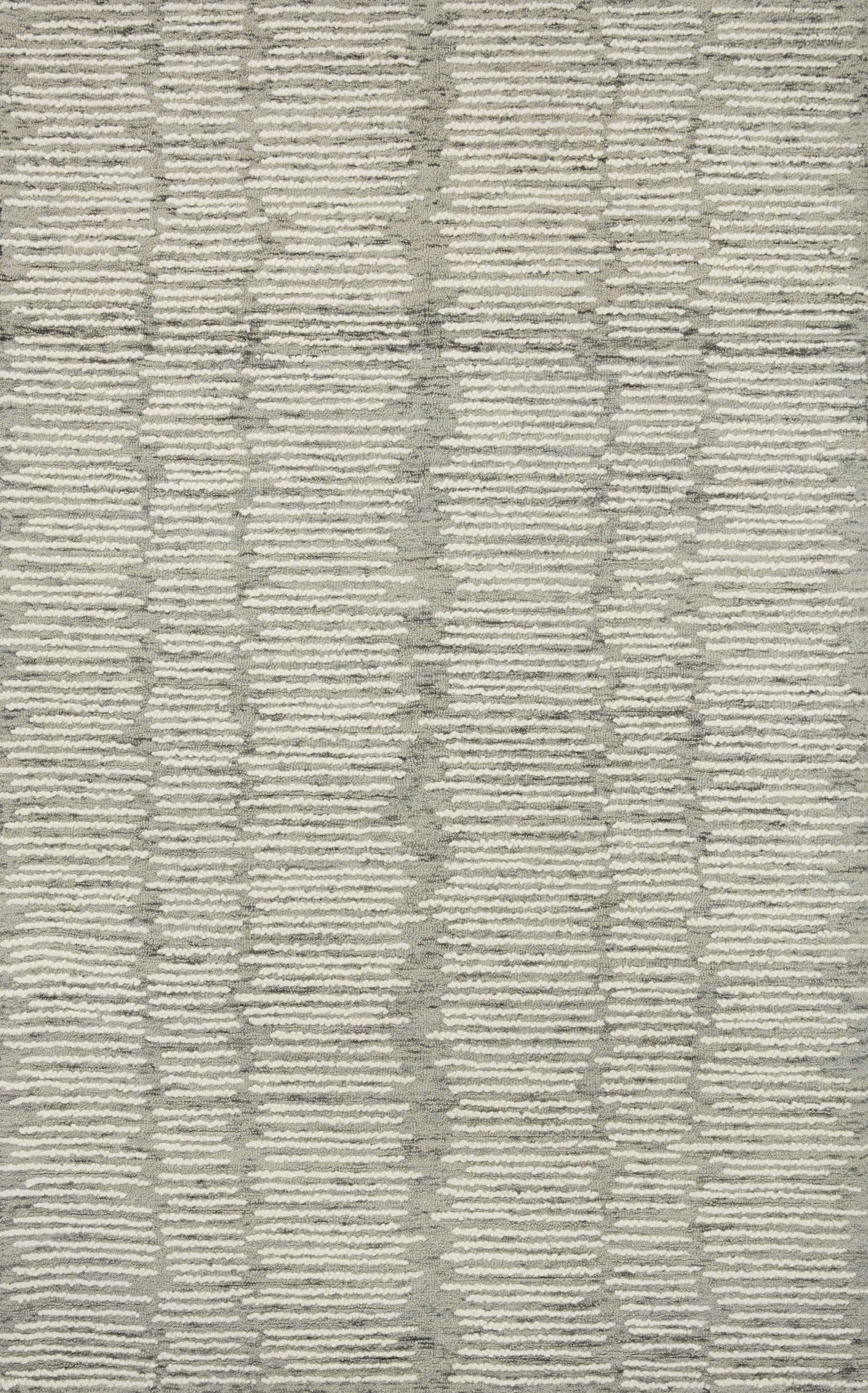 front view of Tallulah Stone / Ivory luxury Rug