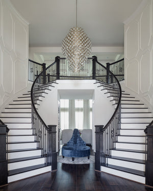 Tiara Chandelier 44.75" - Lifestyle [214-717-SGL/SS]