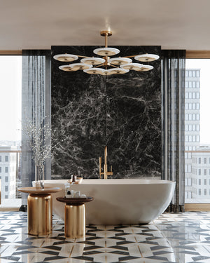 Topaz Semi Flush 56.75" - Lifestyle [328-57-VPB] image production Major Visual