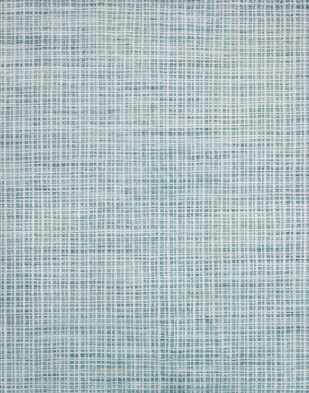 front view of Urbana Aqua luxury Rug