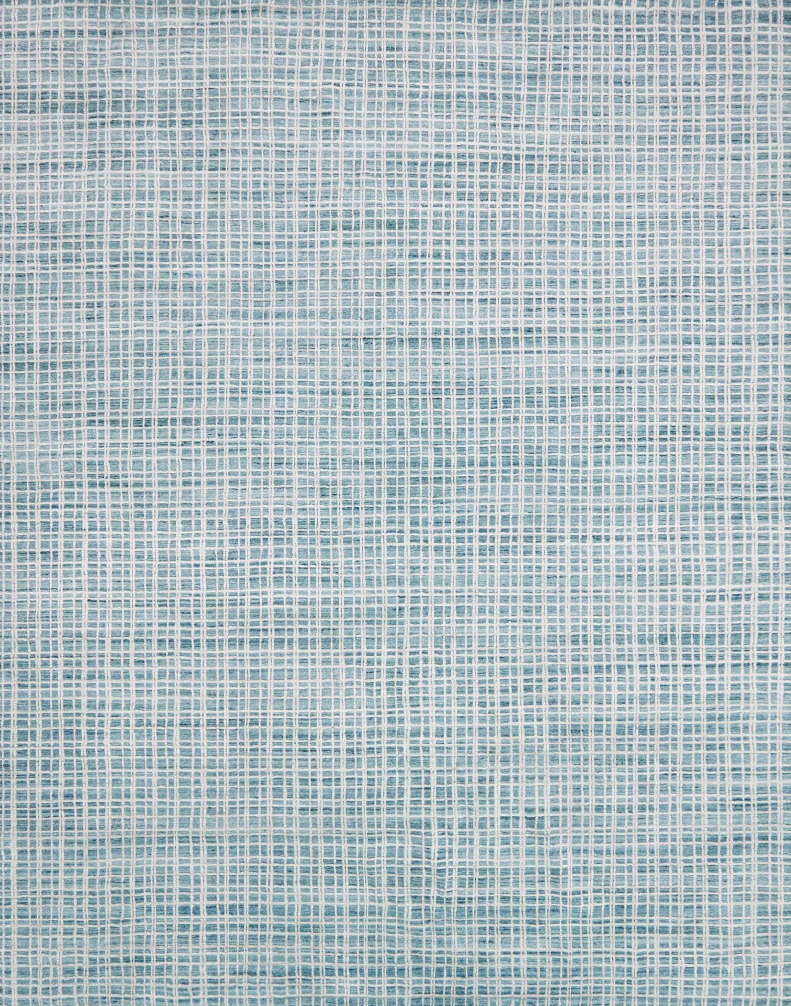 front view of Urbana Aqua luxury Rug
