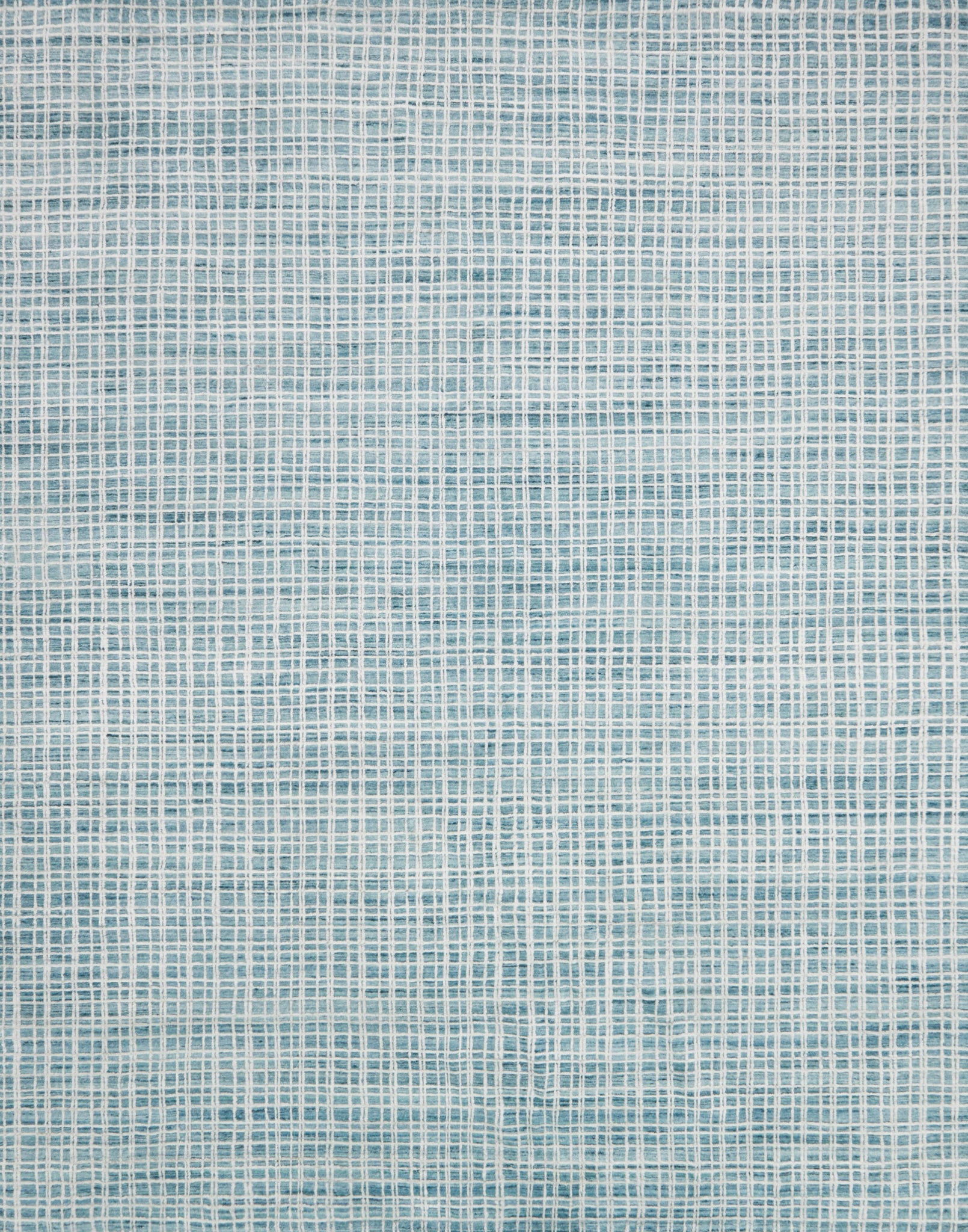 front view of Urbana Aqua luxury Rug