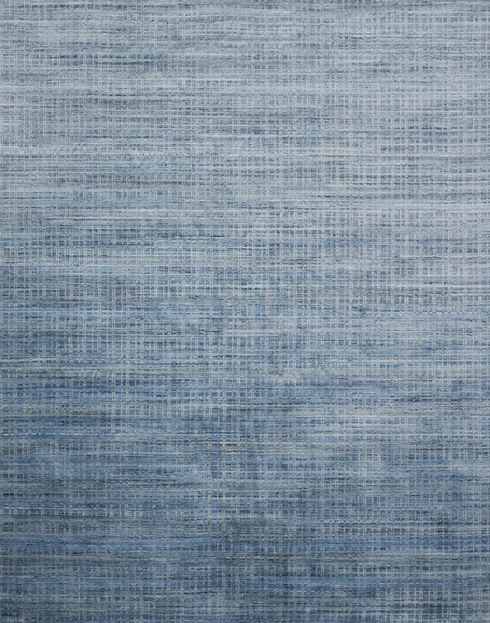 front view of Urbana Blue luxury Rug