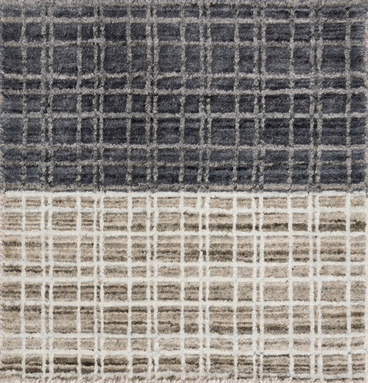 front view of Urbana Color Block / 02 luxury Rug